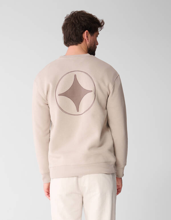 Rib Spark Sweater Hellbraun SHOEBY MEN