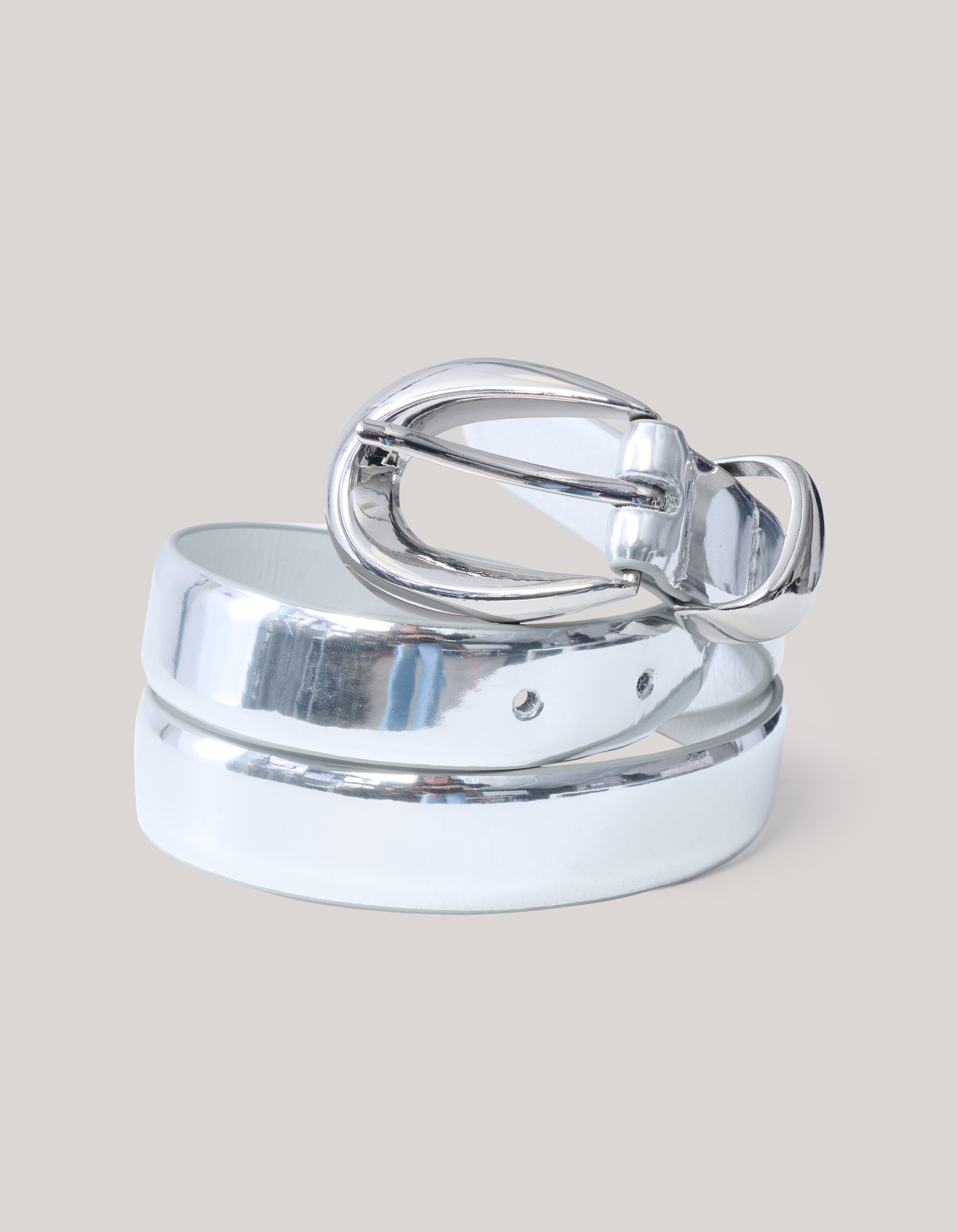 Spiegelgürtel Silber SHOEBY ACCESSOIRES