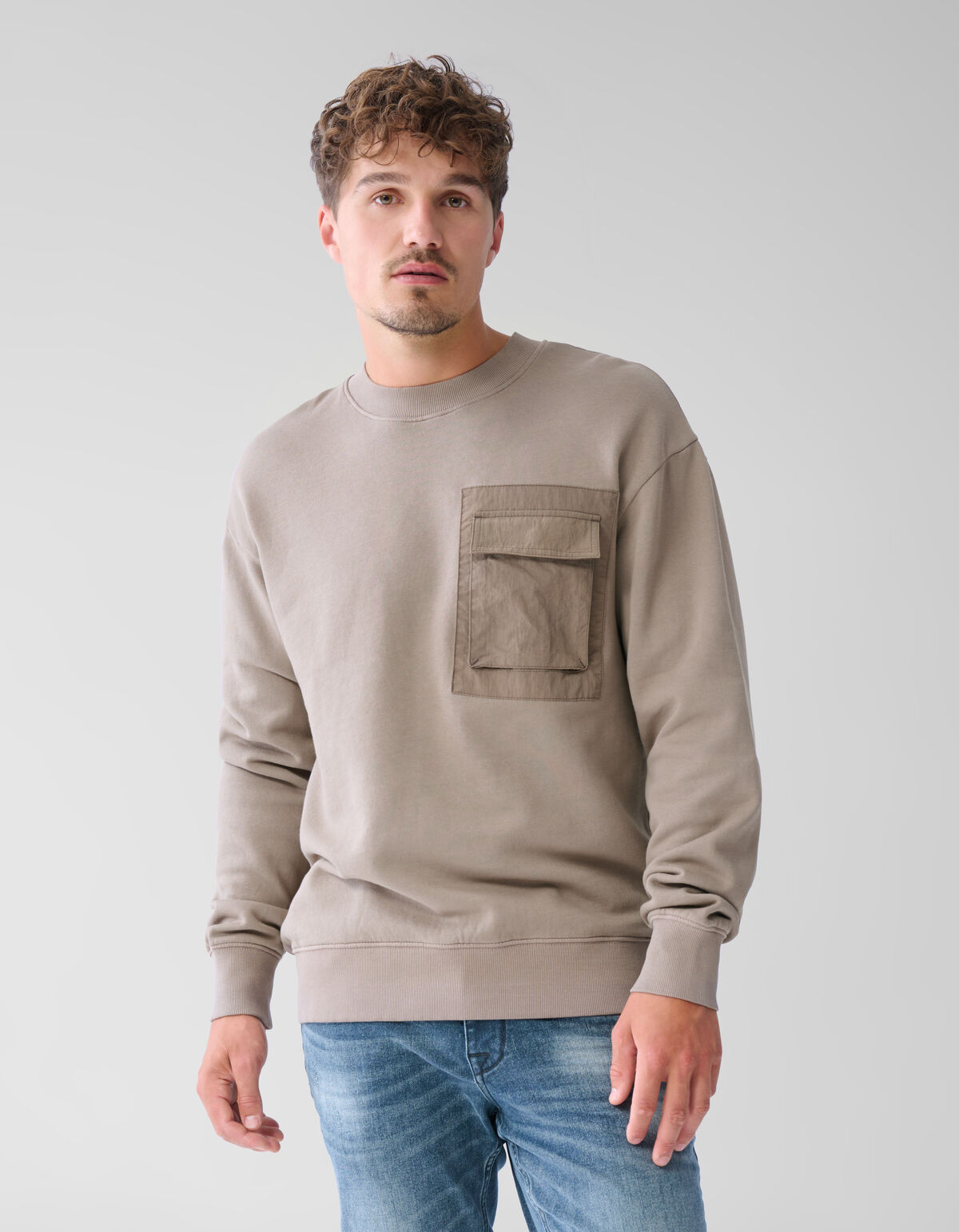 Taschenpullover Braun SHOEBY MEN