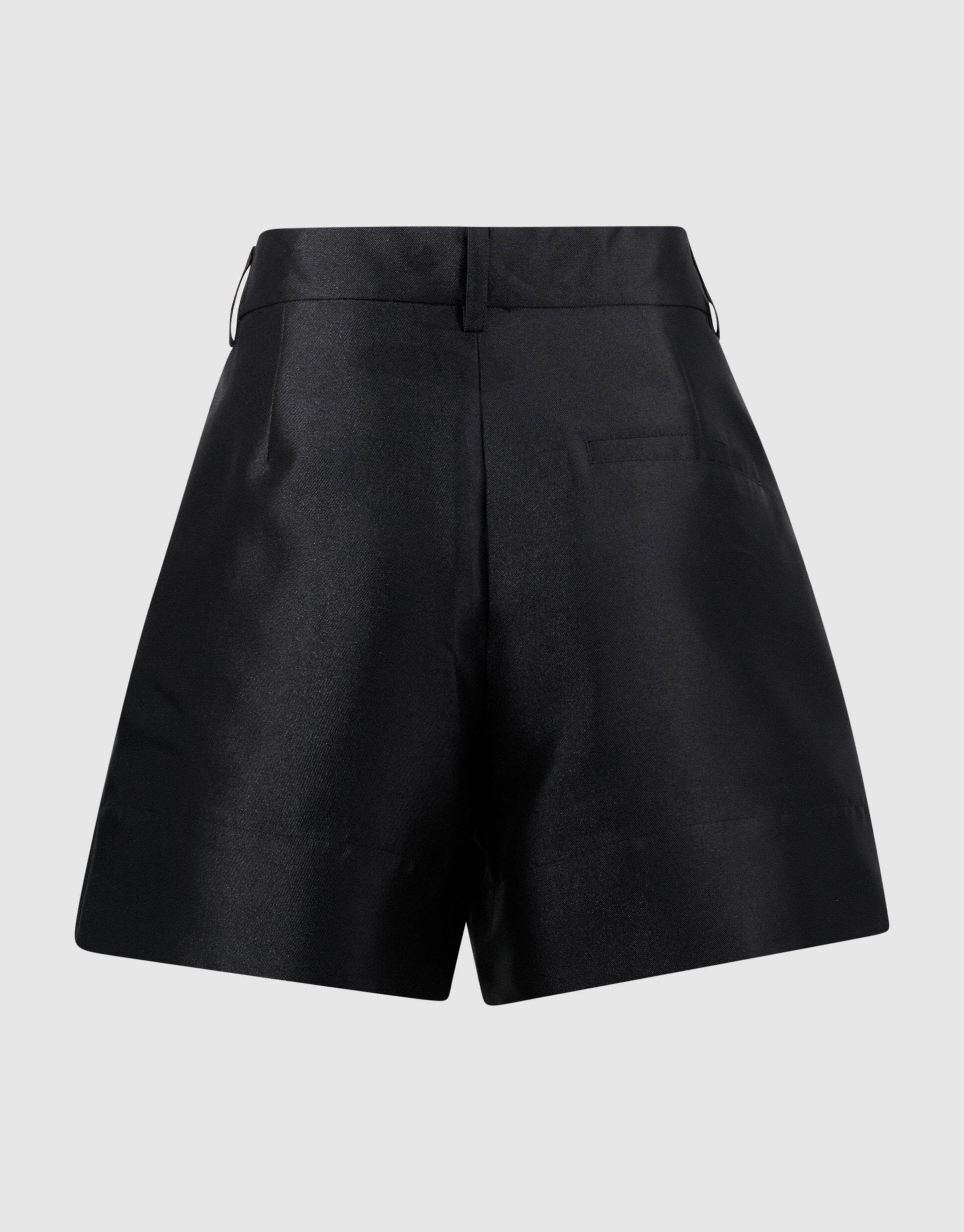 Satin Twill Shorts Black SHOEBY WOMEN