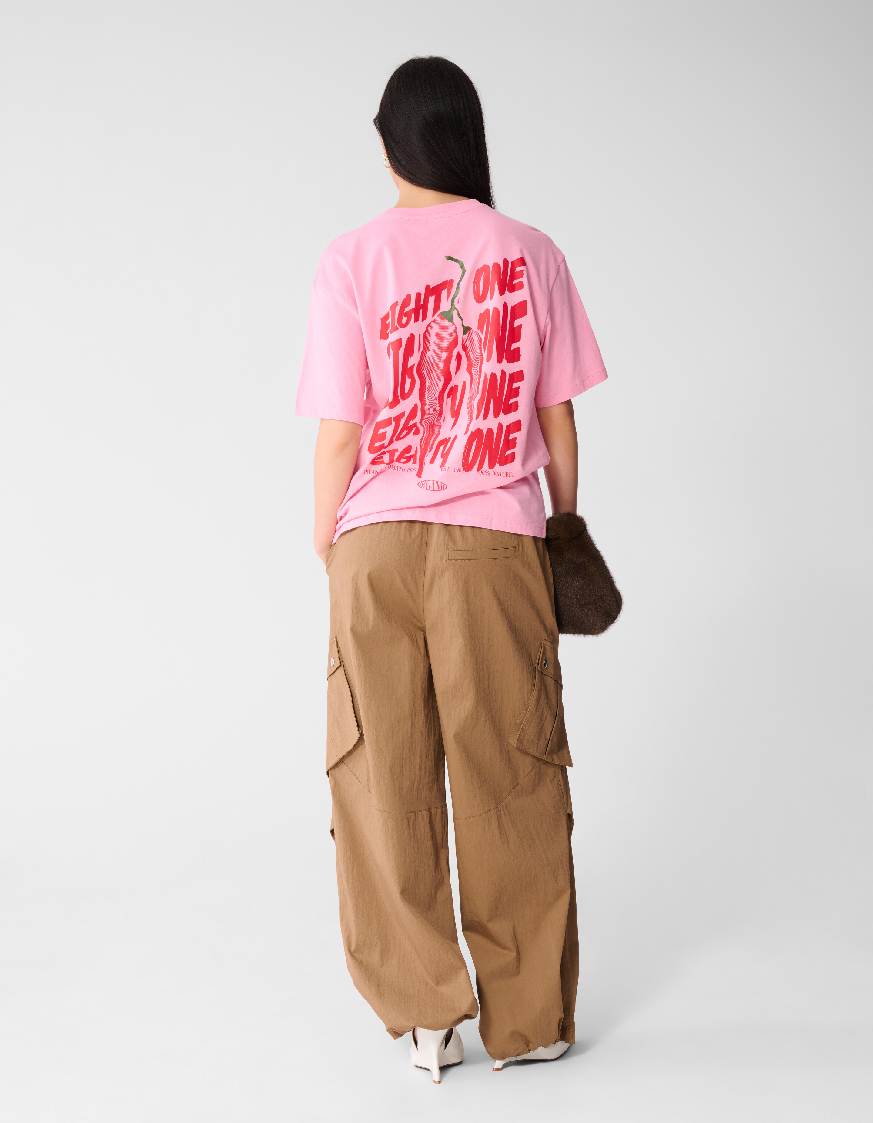 Pepper Artwork T-Shirt Rosa SHOEBY WOMEN