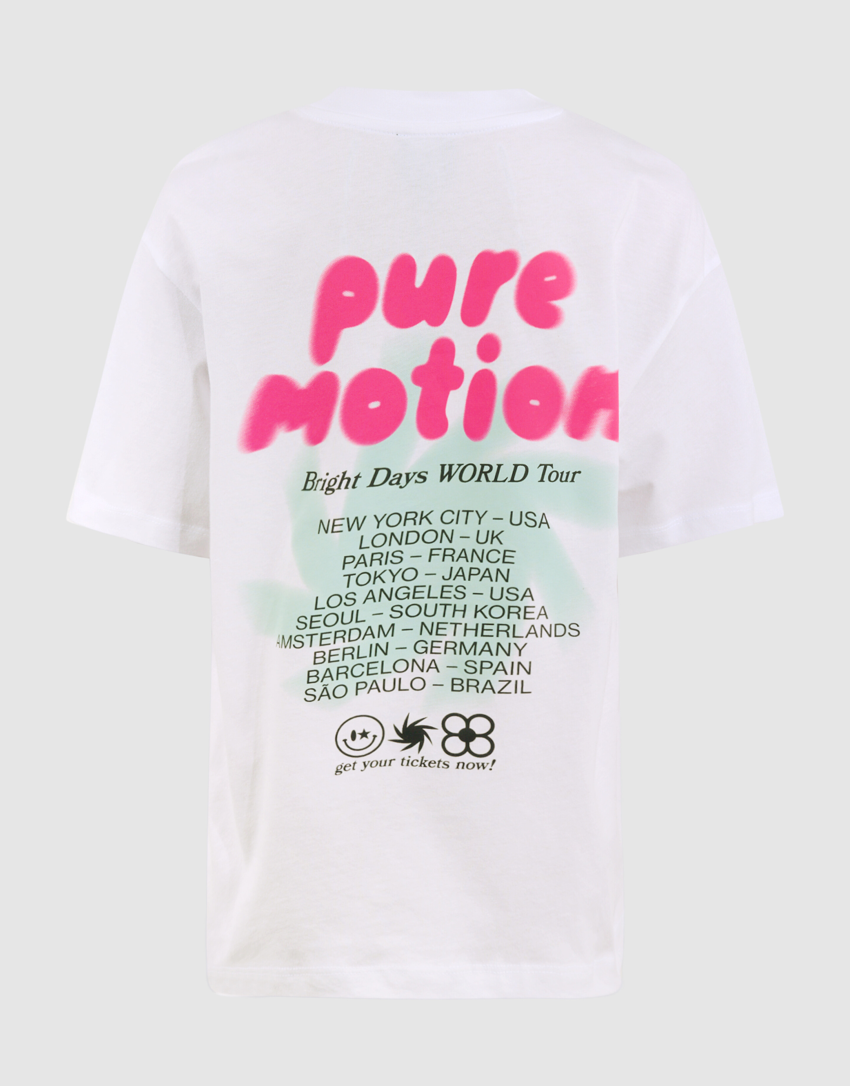 Tour Artwork T-Shirt Wei&szlig; SHOEBY BOYS