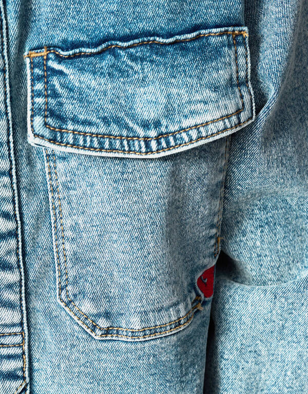 Denim Overshirt Lichtblau SHOEBY BOYS