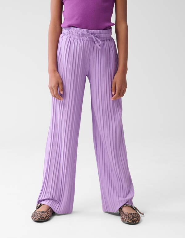 Pliss&eacute;-Hose Hellviolett SHOEBY GIRLS