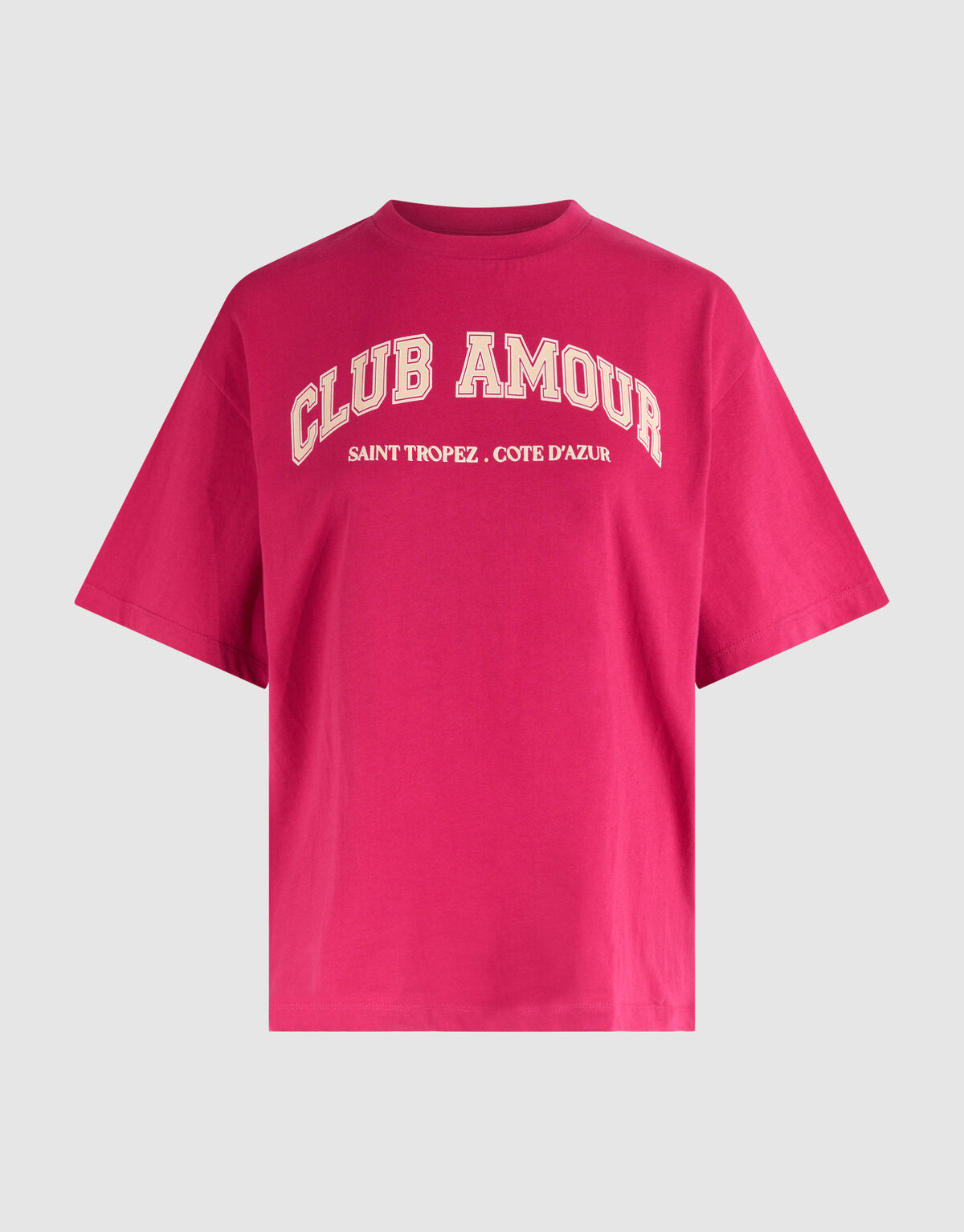 Club Amour T-shirt Rosa/Rot SHOEBY WOMEN