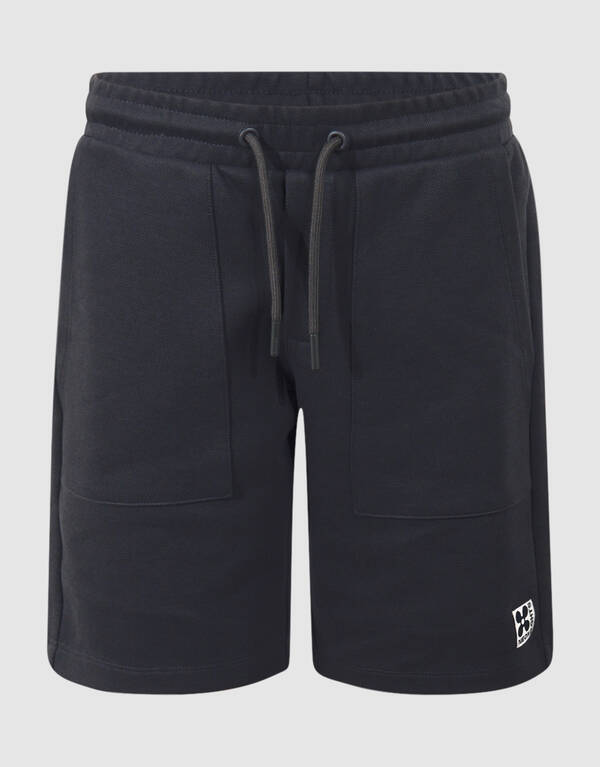 Piqu&eacute;-Label-Short Dunkelgrau SHOEBY BOYS