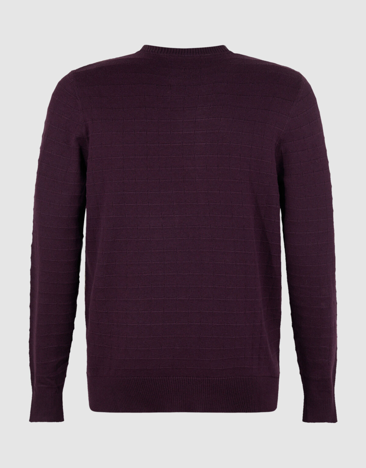 Strukturpullover Dunkelrot SHOEBY MEN