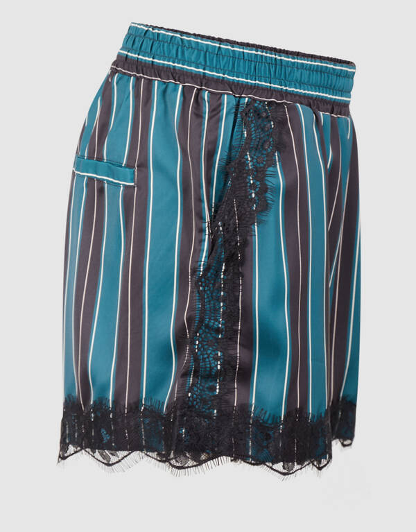 Kanten Stripe Short Petrol SHOEBY WOMEN