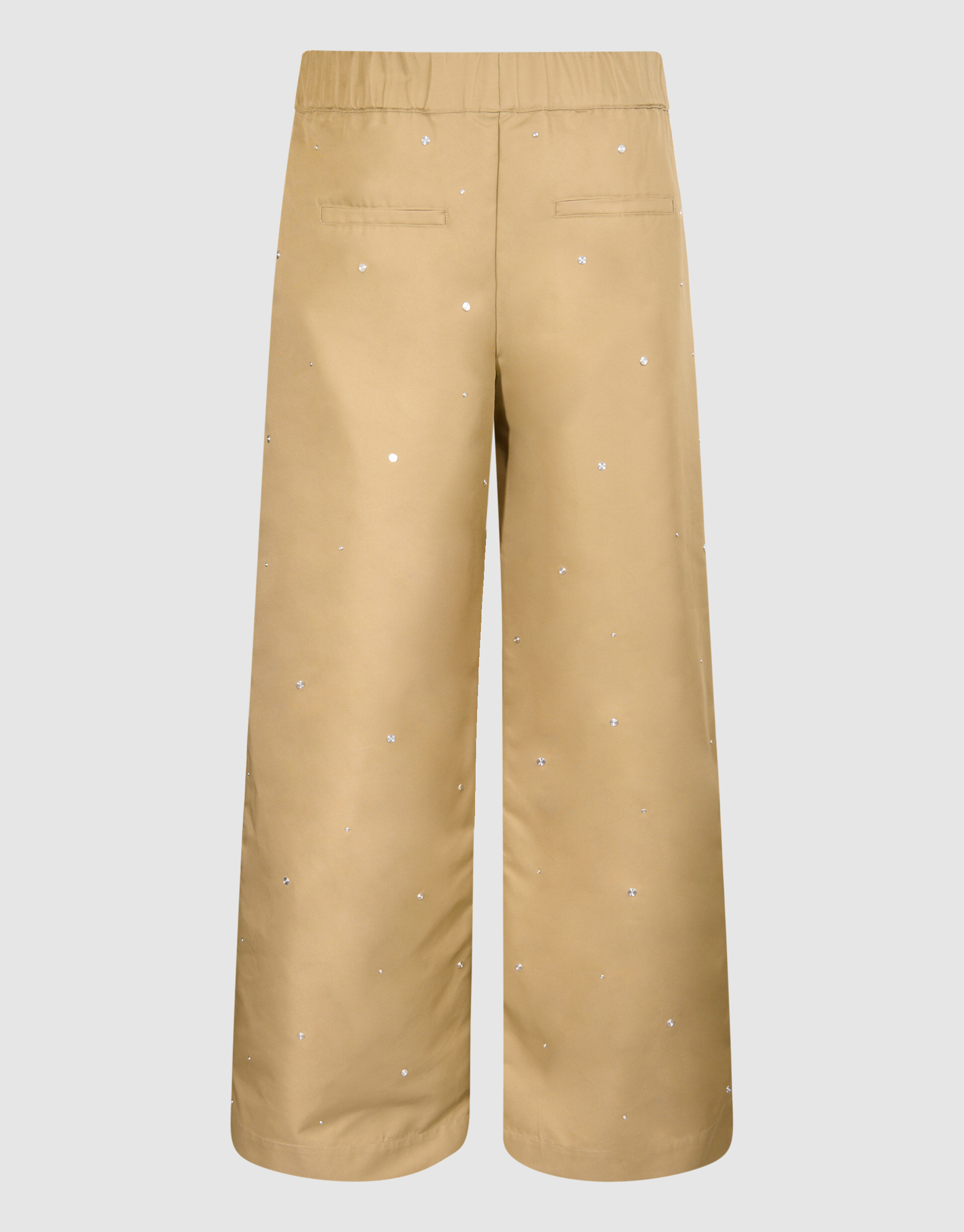 Studs Wide Leg Trousers Sand By Mieke SHOEBY WOMEN