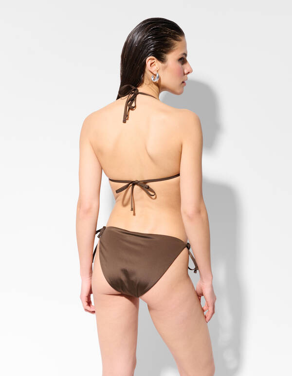 Nieten Bikini H&ouml;schen Dunkelbraun SHOEBY ACCESSOIRES