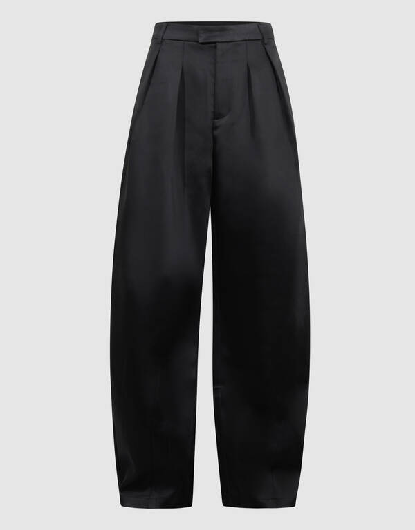 Heavy Satin Barrel Fit Hose Schwarz SHOEBY WOMEN