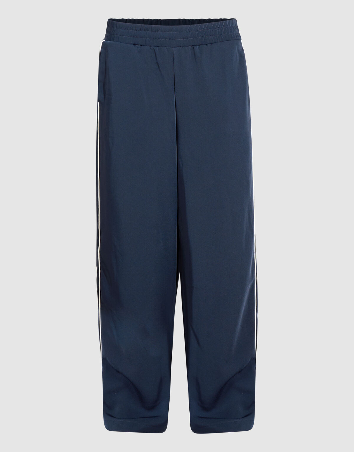 Sporty Piping Wide Leg Fit Hose Dunkelblau SHOEBY WOMEN
