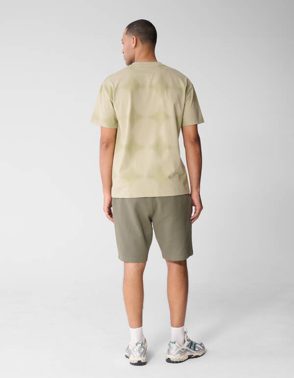 All Over Spark Artwork T-Shirt Hellgr&uuml;n SHOEBY MEN