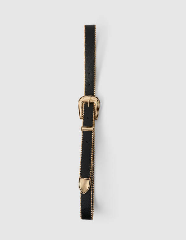 Kugelketteng&uuml;rtel Schwarz SHOEBY ACCESSOIRES