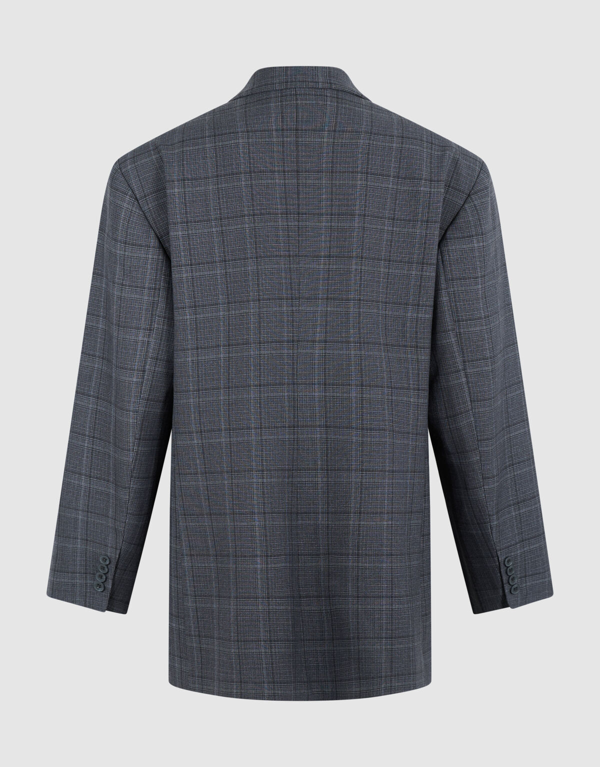 Kariertes Blazer-Kleid Dunkelgrau SHOEBY WOMEN