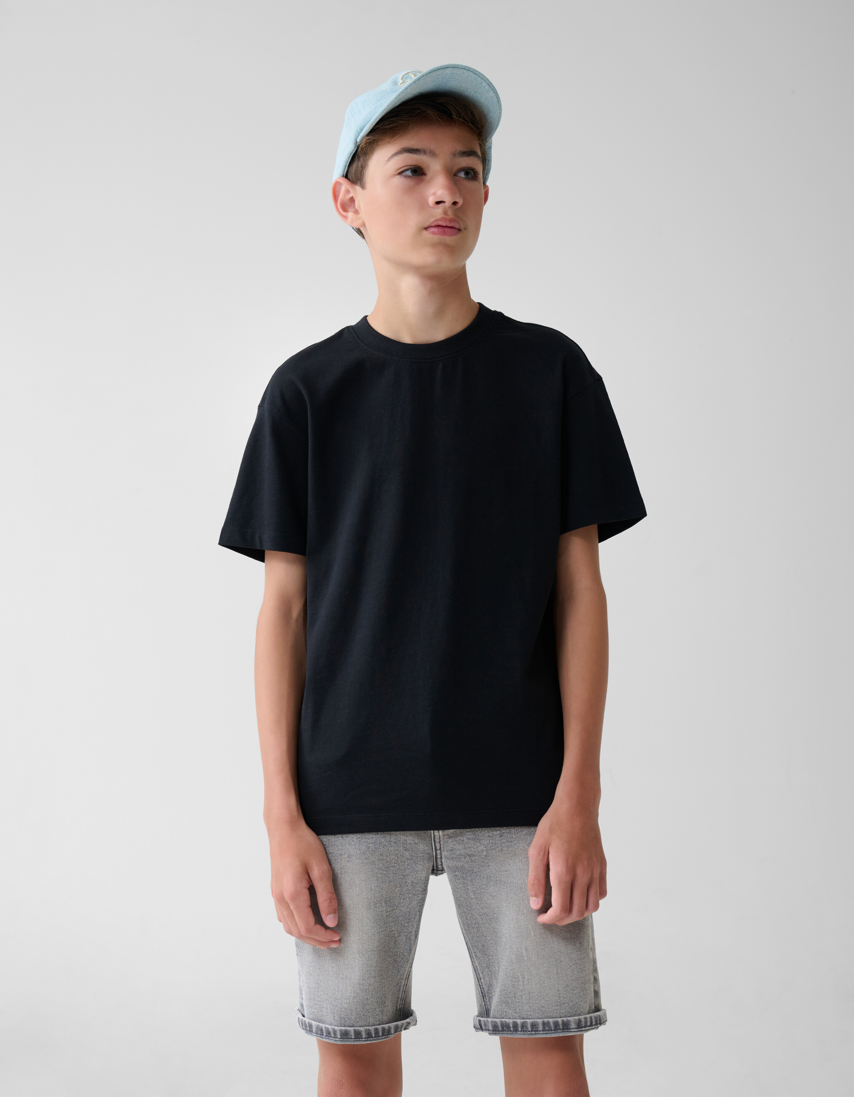 Backprint-T-Shirt Schwarz SHOEBY BOYS