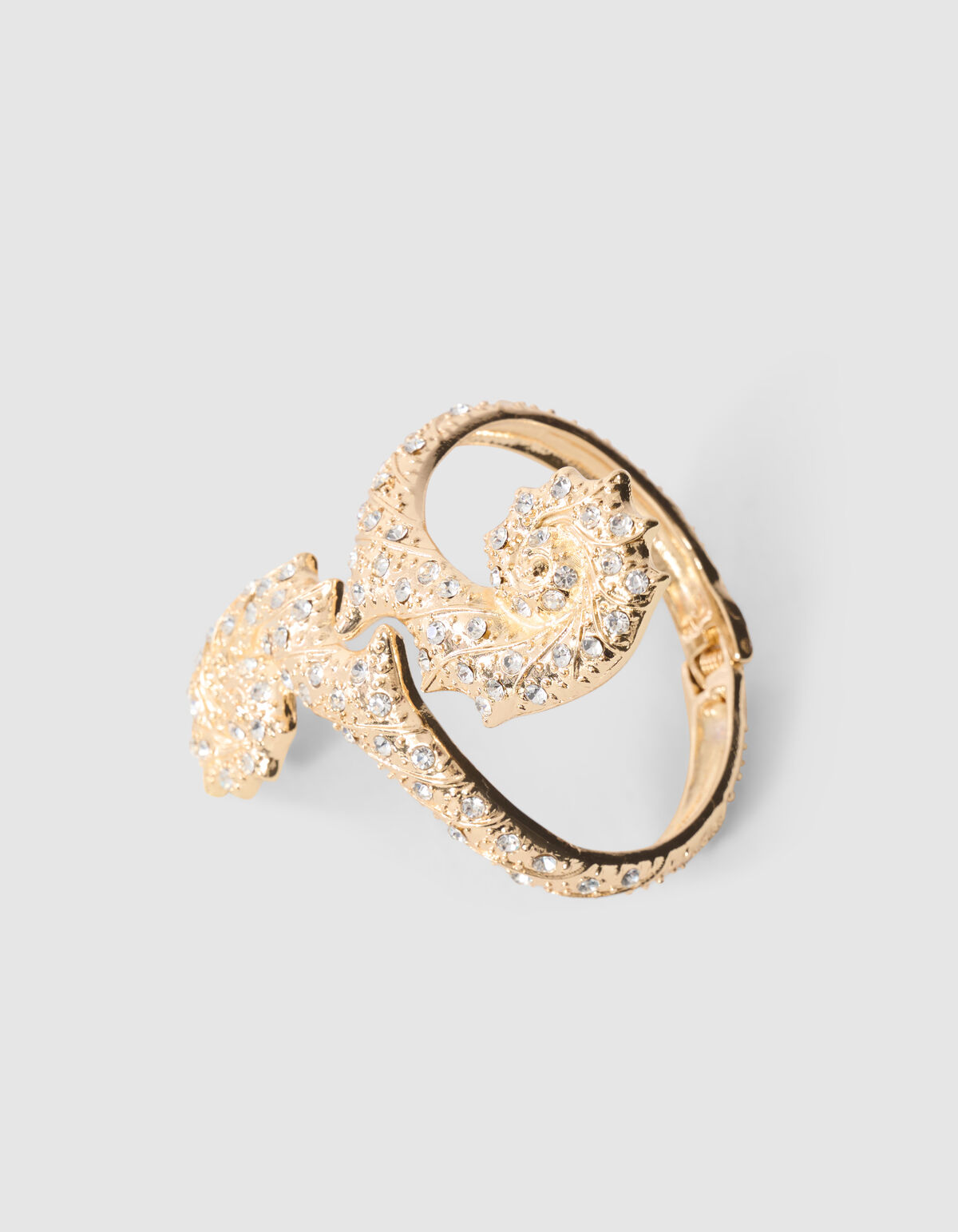Strass-Muschel-Armband in Gold SHOEBY ACCESSOIRES
