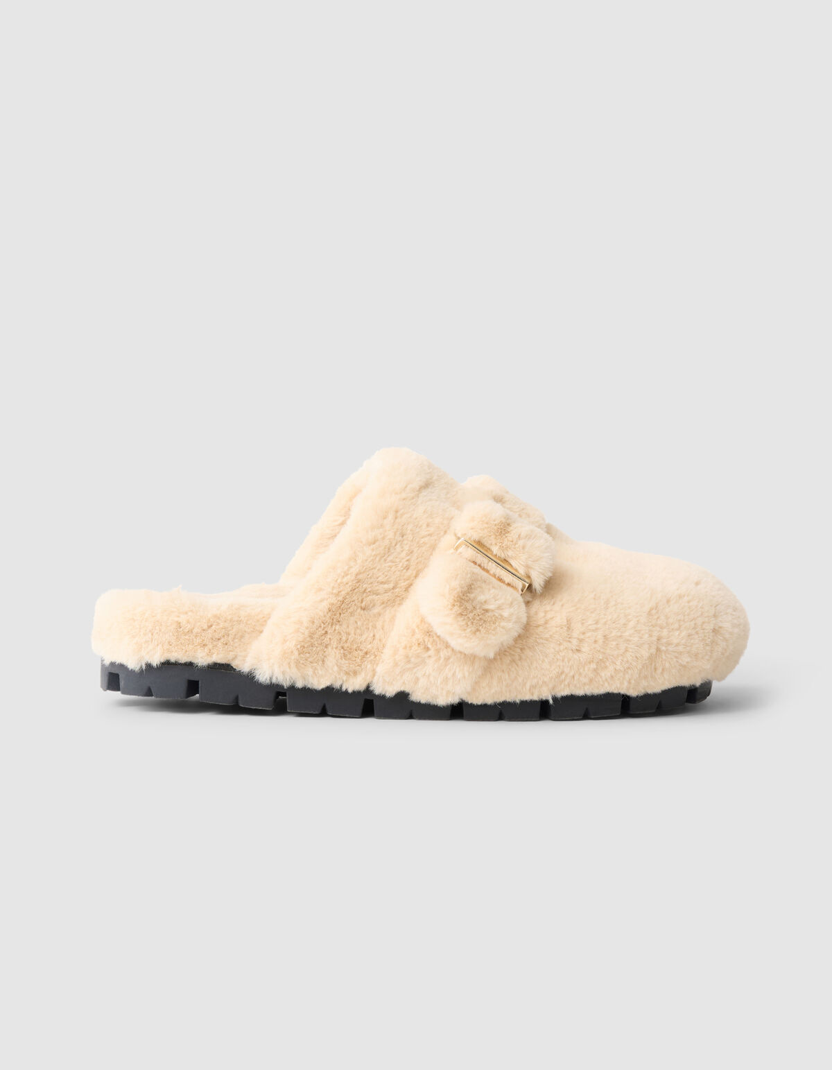 Furry Mule Sand SHOEBY SHOES