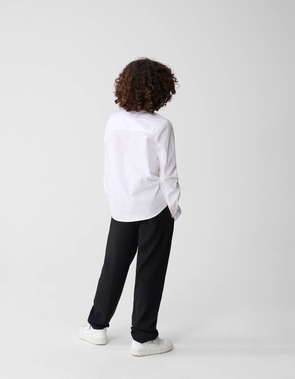 Basic Straight Fit Hose Schwarz SHOEBY BOYS