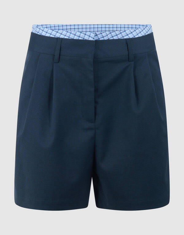 Karo Short Dunkelblau SHOEBY WOMEN