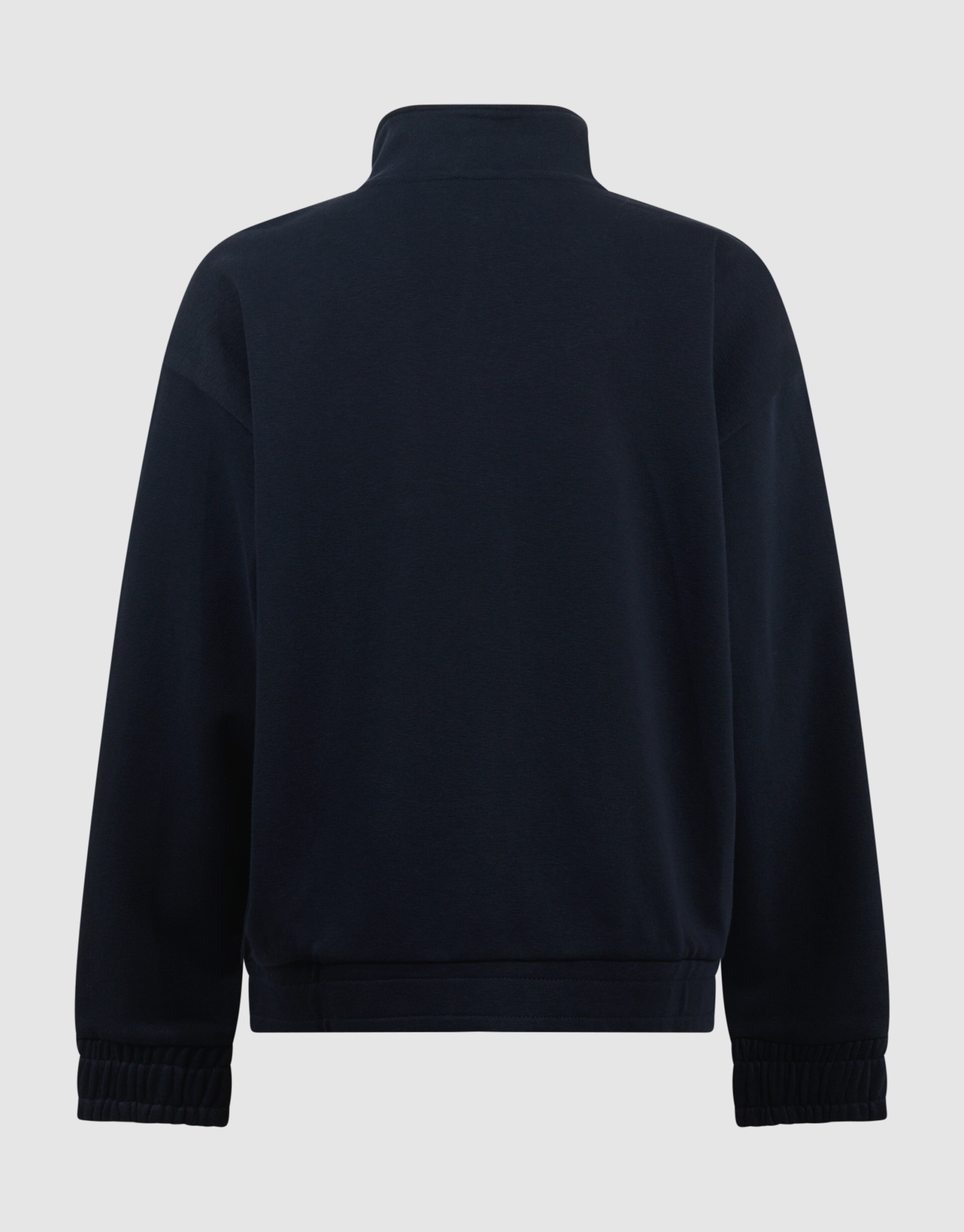 Dunkelblaue Jacke mit weichem Rei&szlig;verschluss SHOEBY BOYS