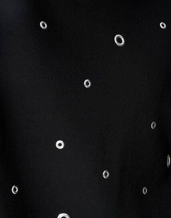 &Uuml;berdimensionales Sweatshirt mit &Ouml;sen Schwarz SHOEBY WOMEN