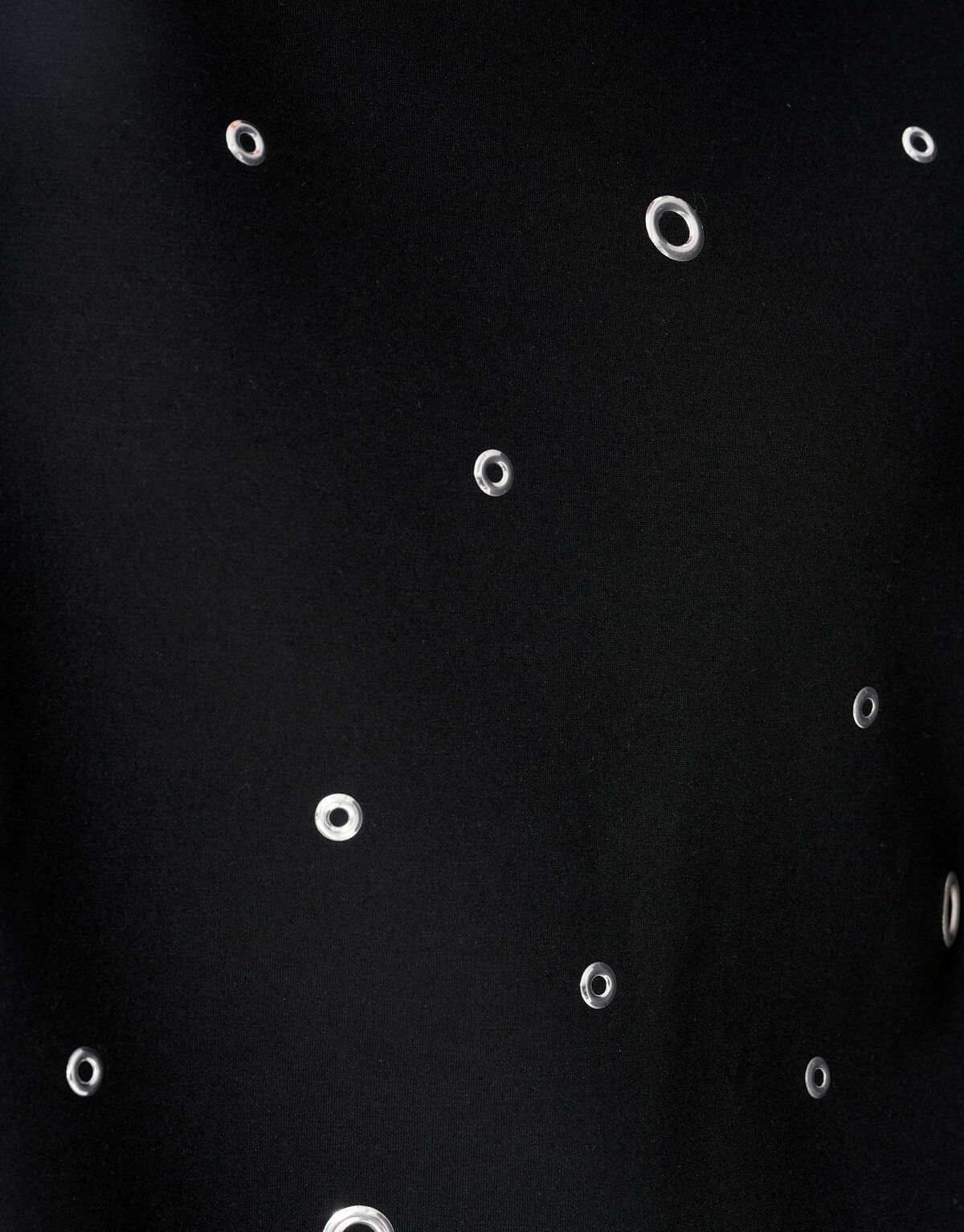 &Uuml;berdimensionales Sweatshirt mit &Ouml;sen Schwarz SHOEBY WOMEN