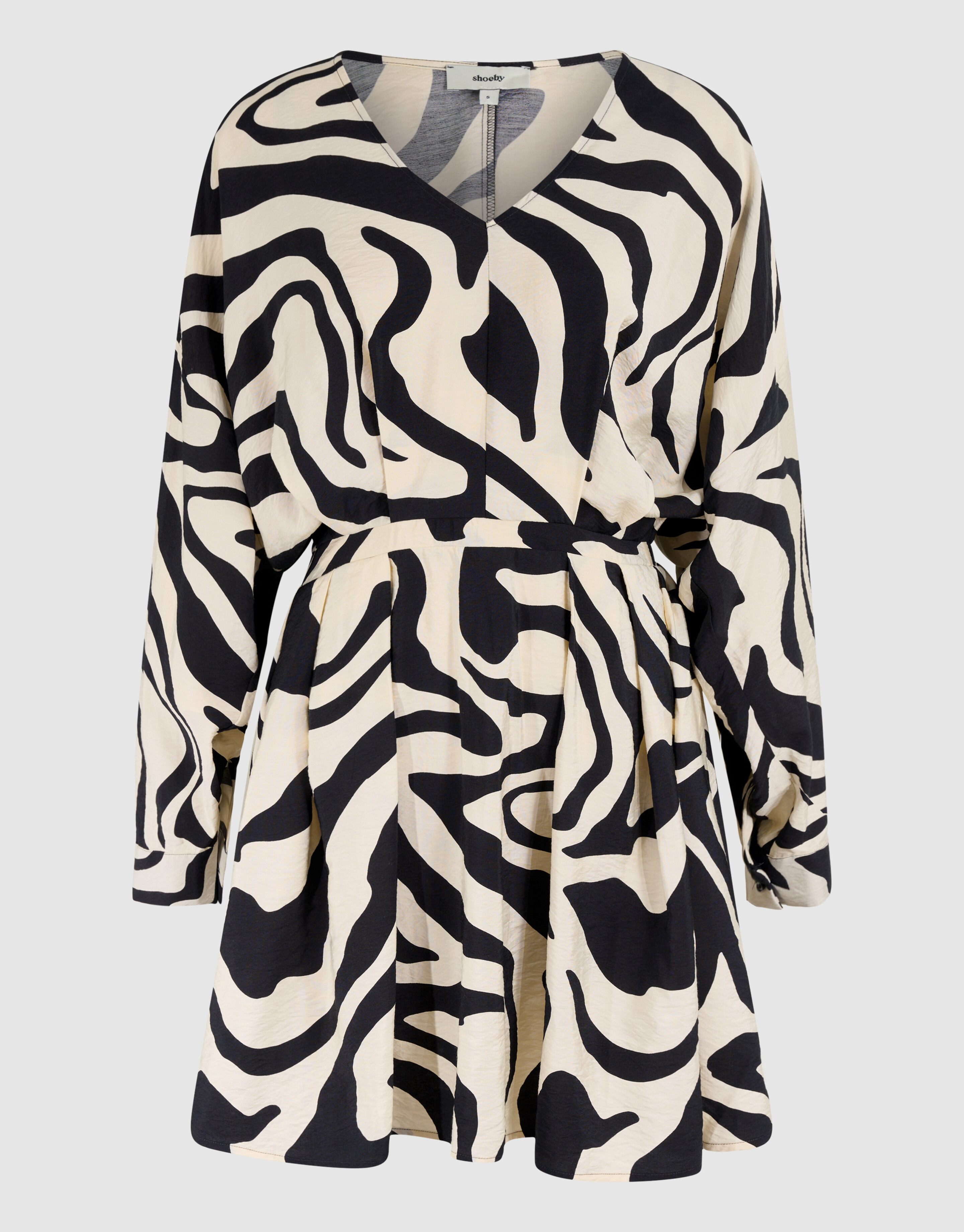 Zebra-Minikleid Schwarz SHOEBY WOMEN