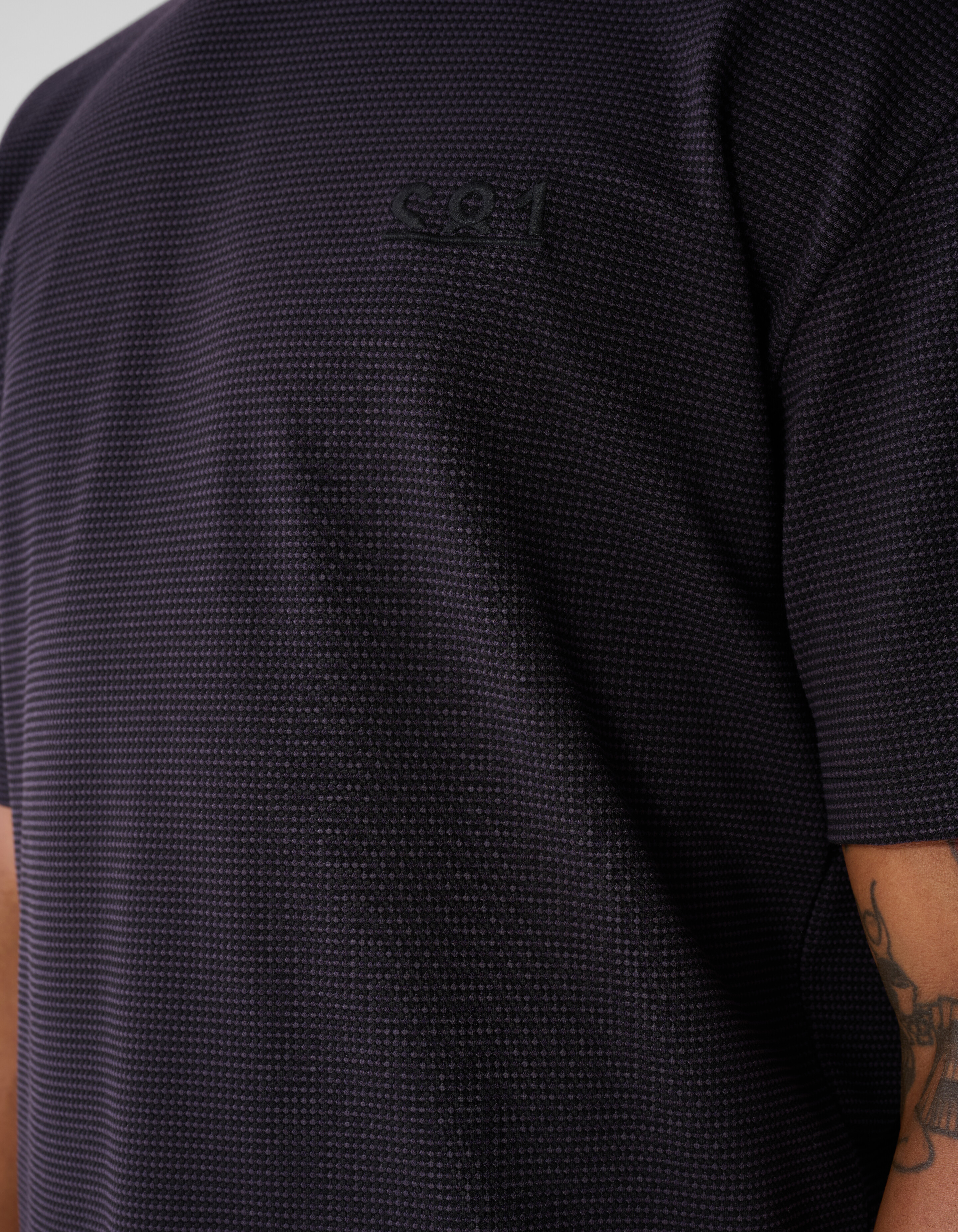 Honeycomb T-Shirt Lila SHOEBY MEN