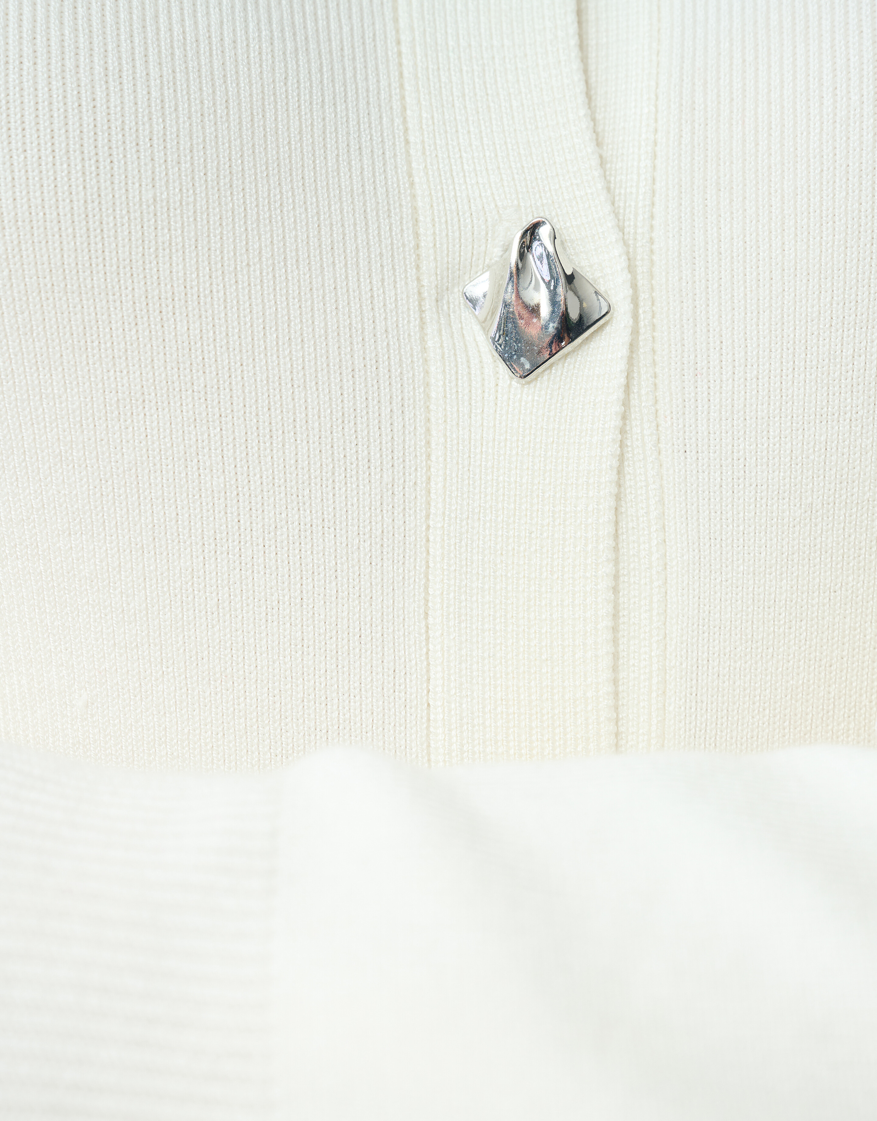 Weste mit R&uuml;schen&auml;rmeln in Off White SHOEBY WOMEN