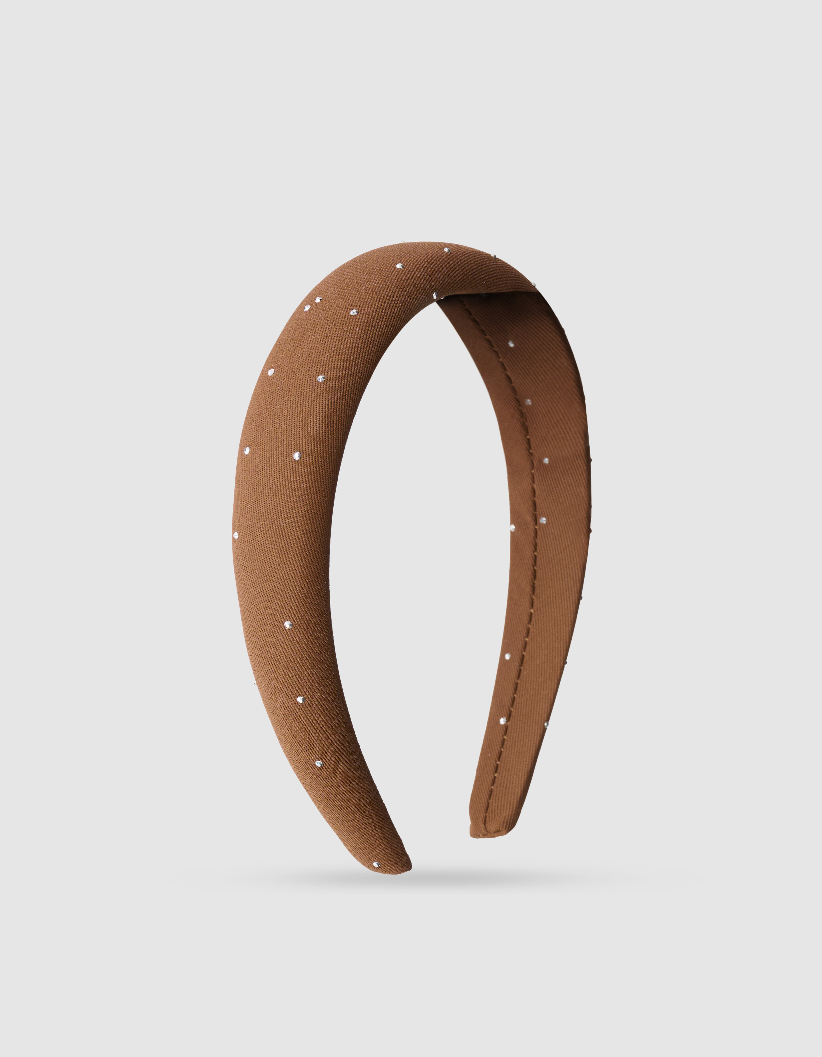 Strass Haarband Braun SHOEBY ACCESSOIRES