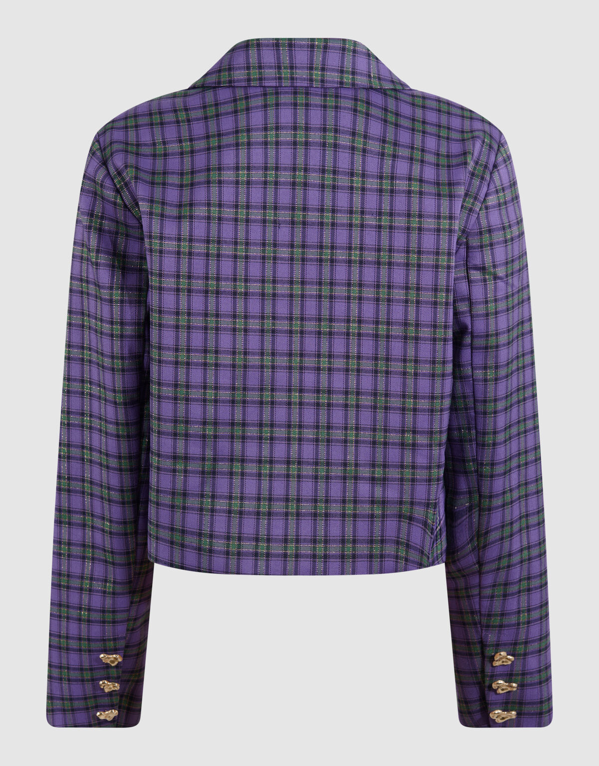 Cropped Karo-Blazer Lila SHOEBY GIRLS