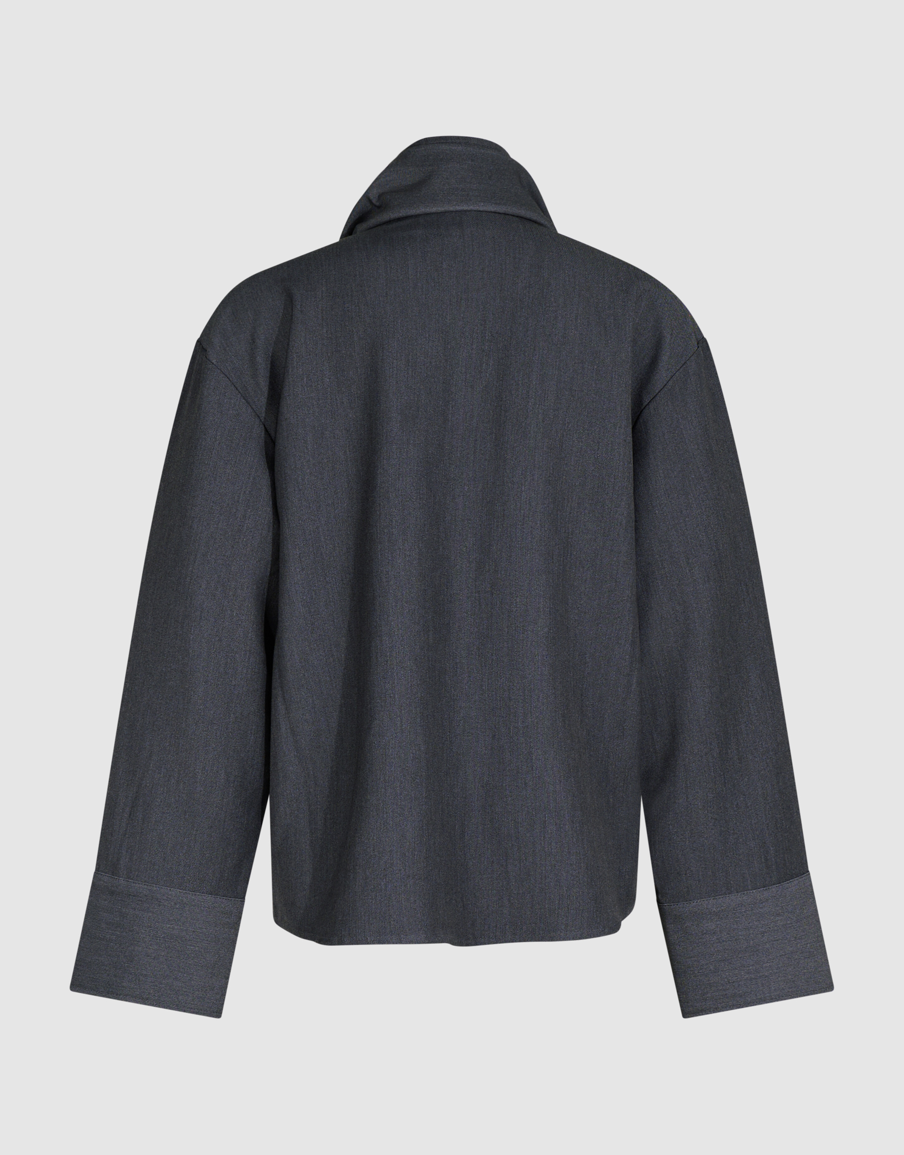 Oversized Tailored Bluse in Dunkelgrau By SHOEBY WOMEN