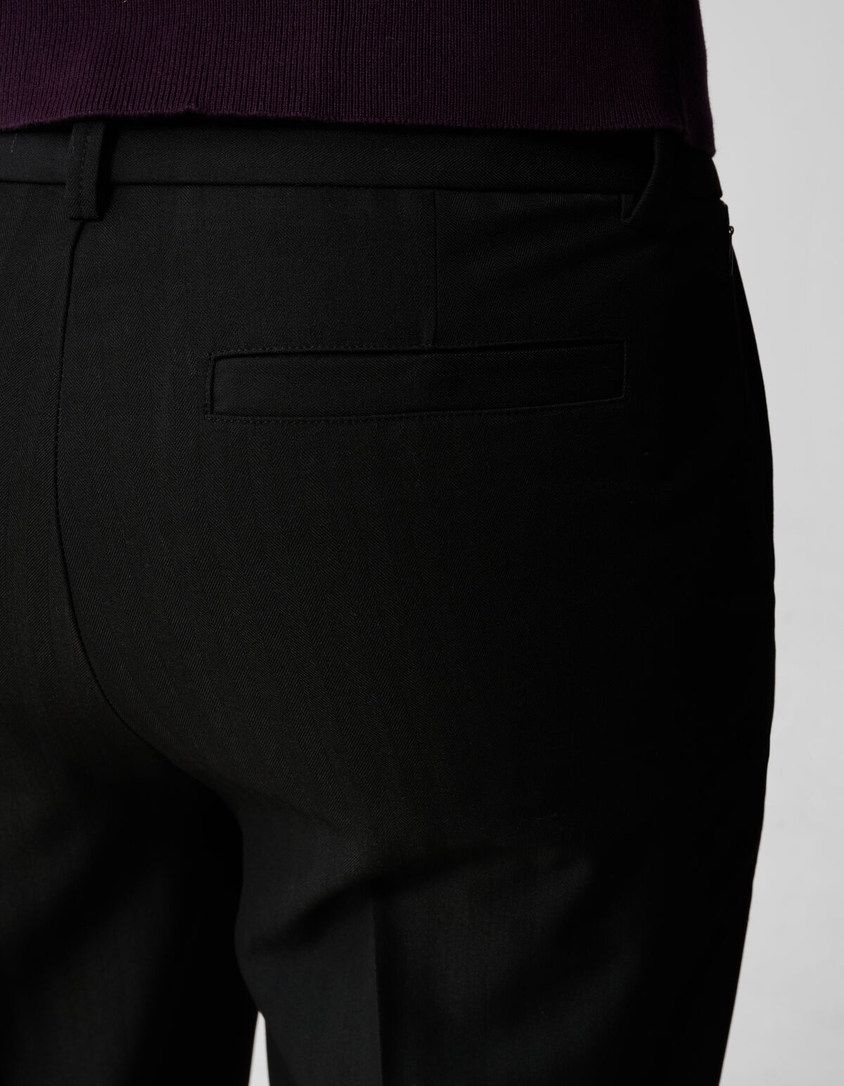 Straight Fit Hose Schwarz SHOEBY MEN