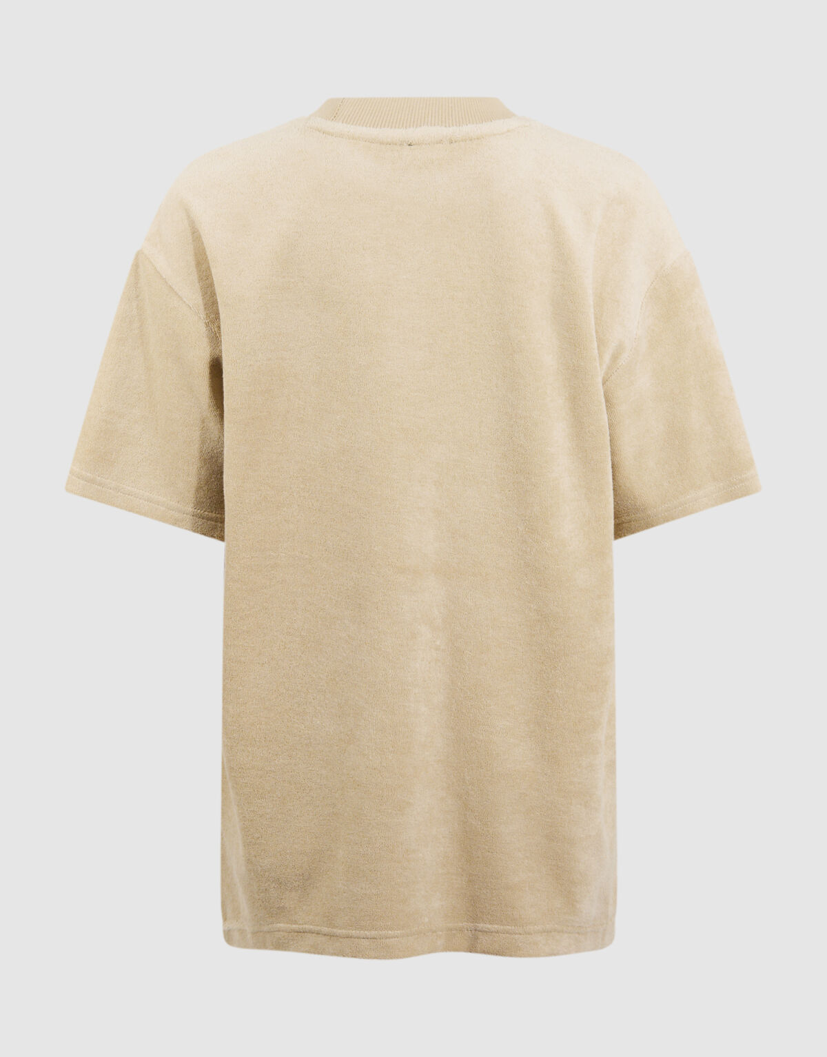 Frottee Relaxed T-Shirt Beige SHOEBY BOYS