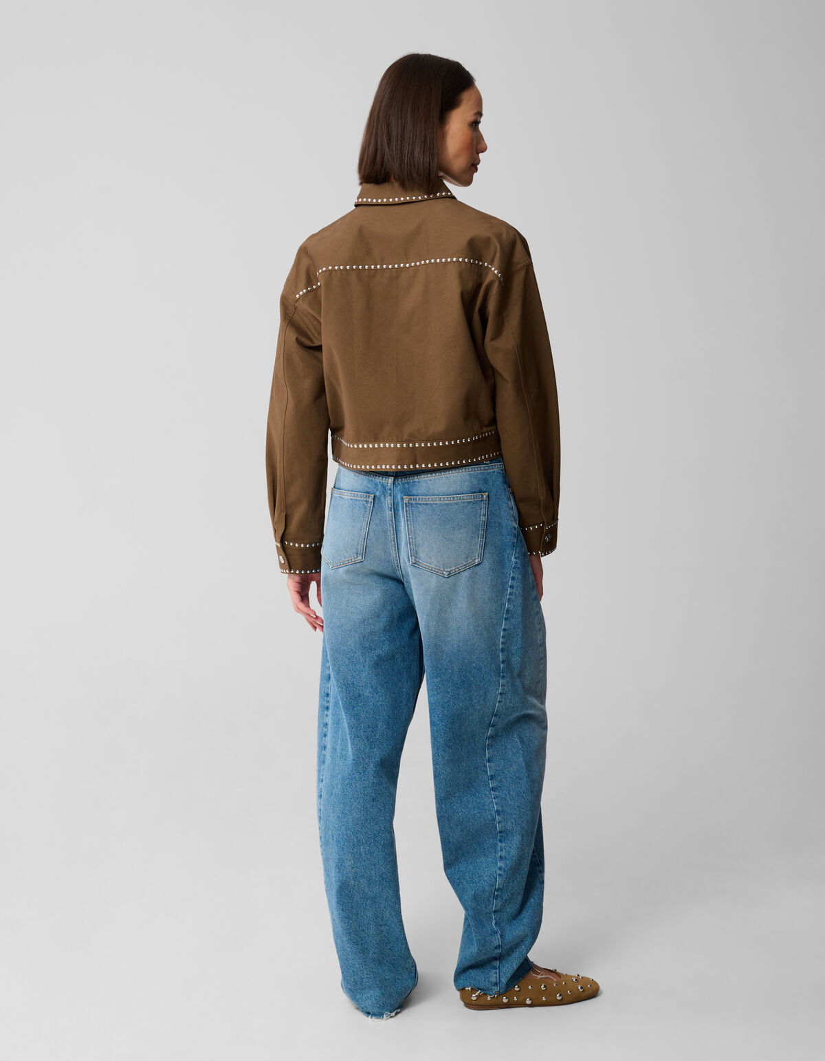 Nietenjacke Khaki SHOEBY WOMEN