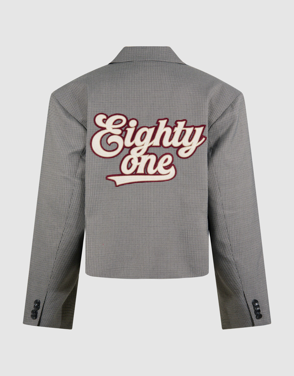 Sportlicher Oversized Karo-Blazer Grau SHOEBY WOMEN