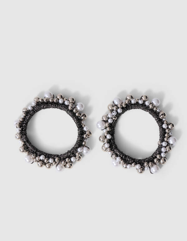 Pearl &Auml;rmelhalter Silber SHOEBY ACCESSOIRES