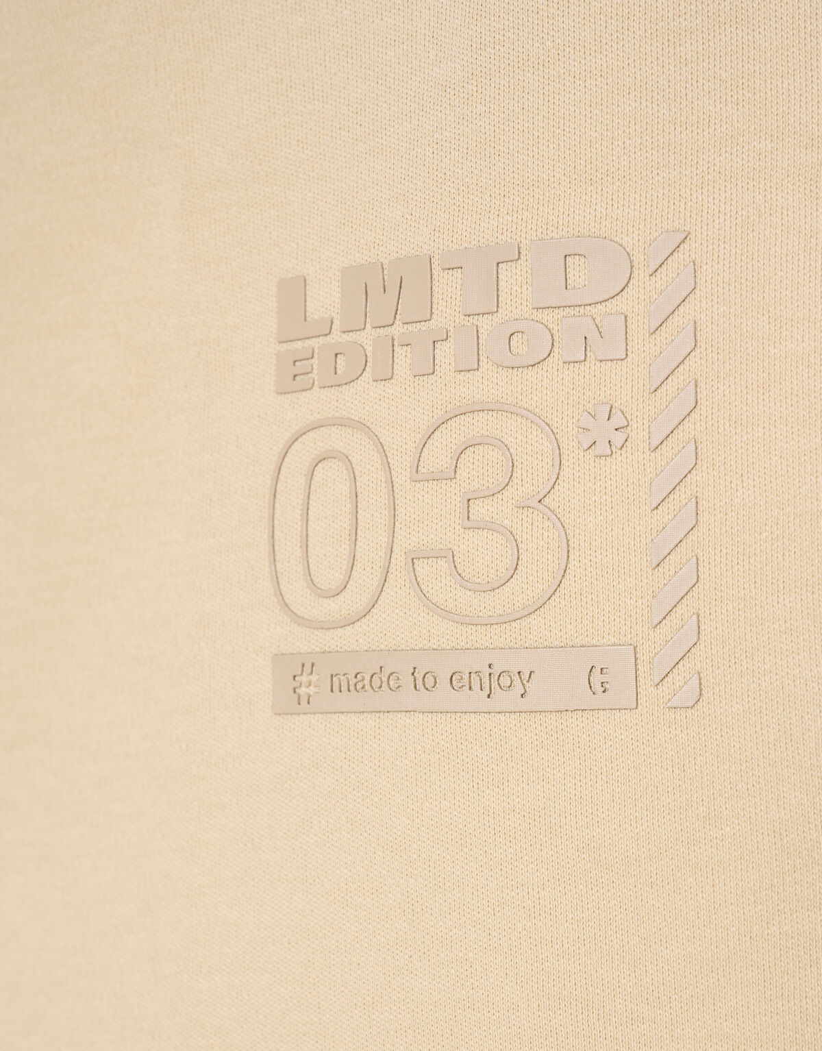 Schweres Basic-T-Shirt Beige SHOEBY BOYS