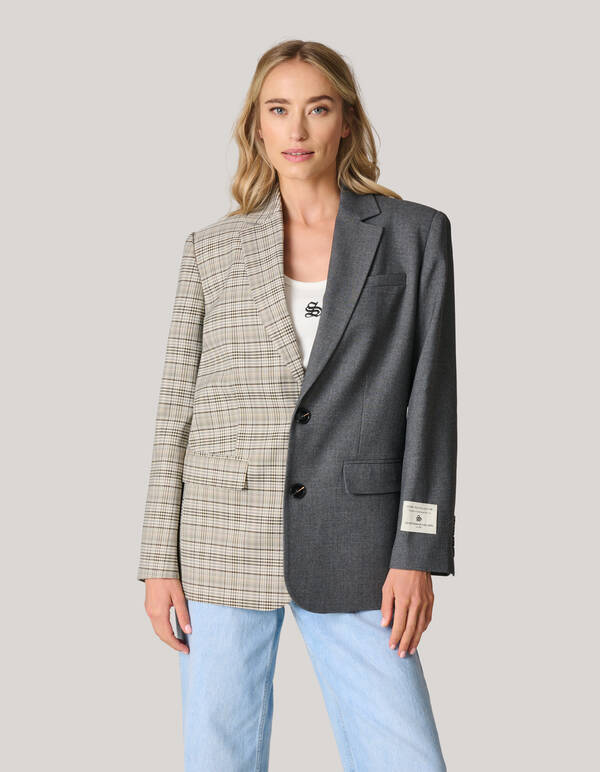 Gemischter Blazer Grau SHOEBY WOMEN