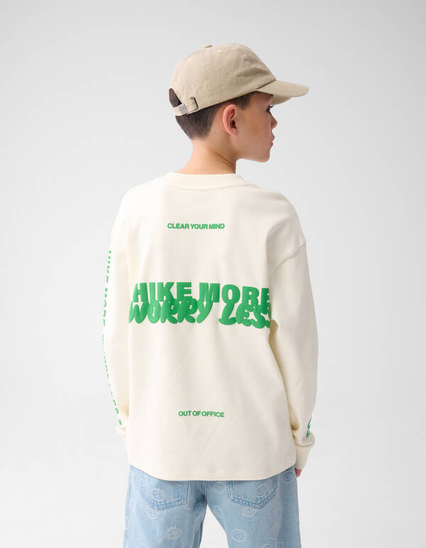 Text Longsleeve Off White SHOEBY BOYS