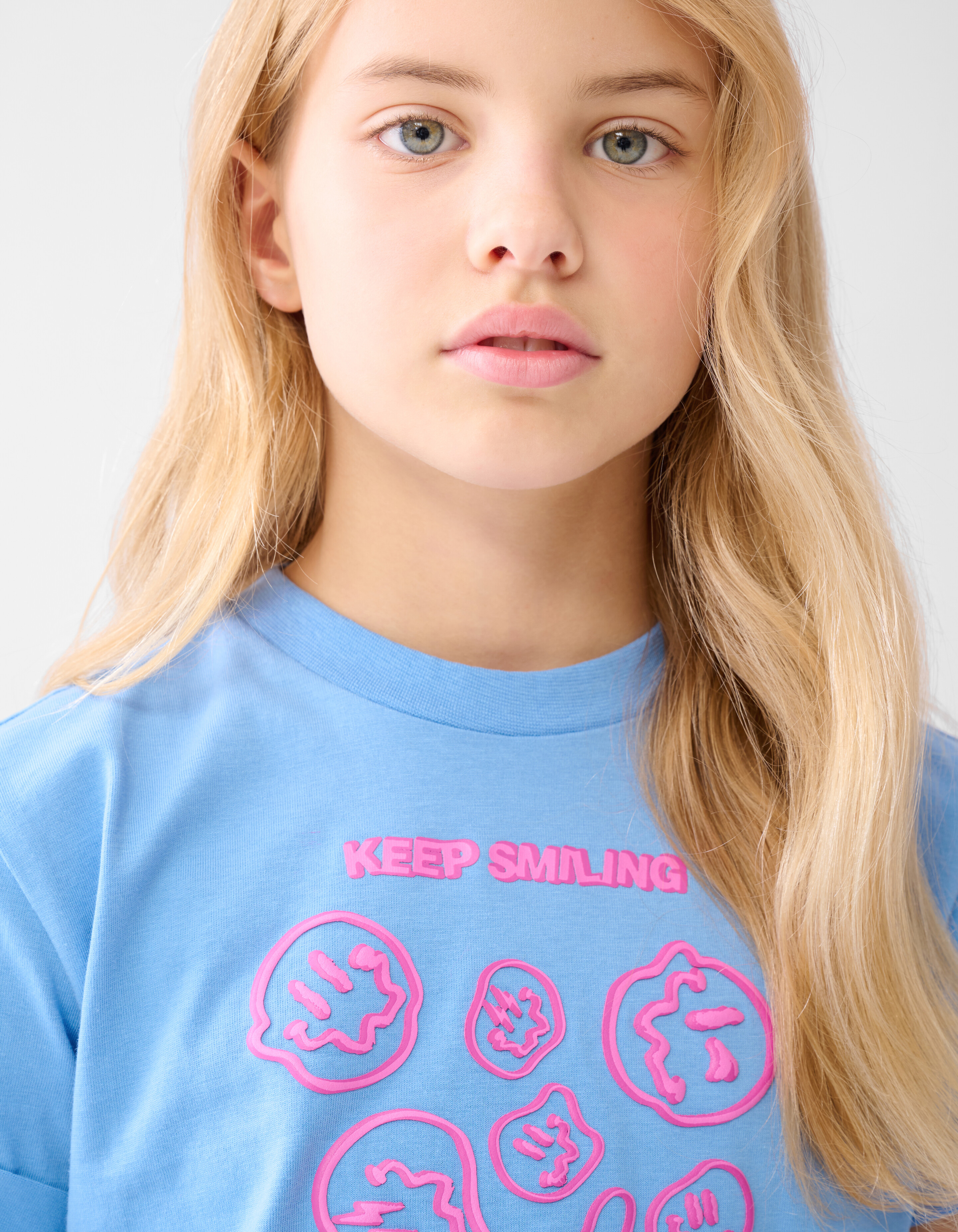 Kunstwerk T-shirt Blau SHOEBY GIRLS