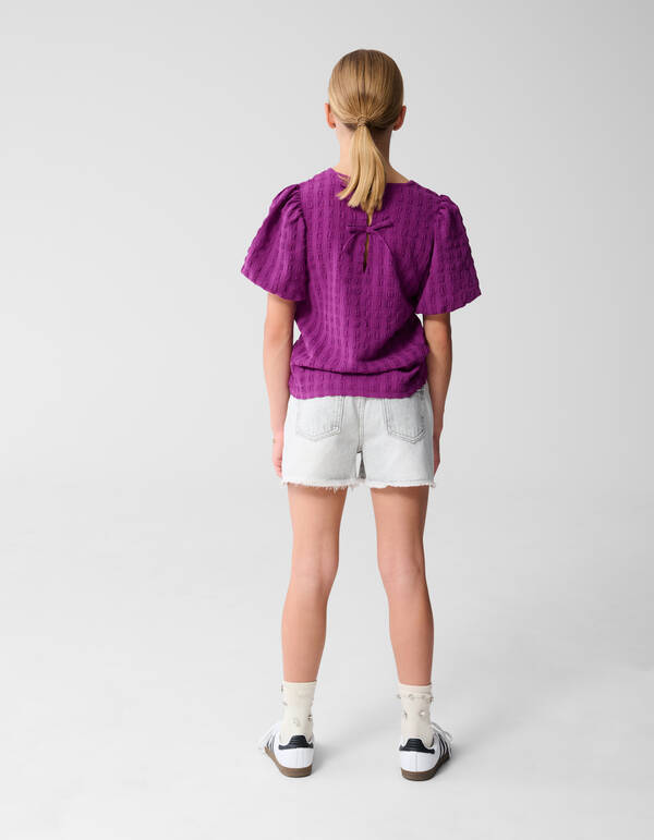 Destroy Denim Shorts Hellgrau SHOEBY GIRLS