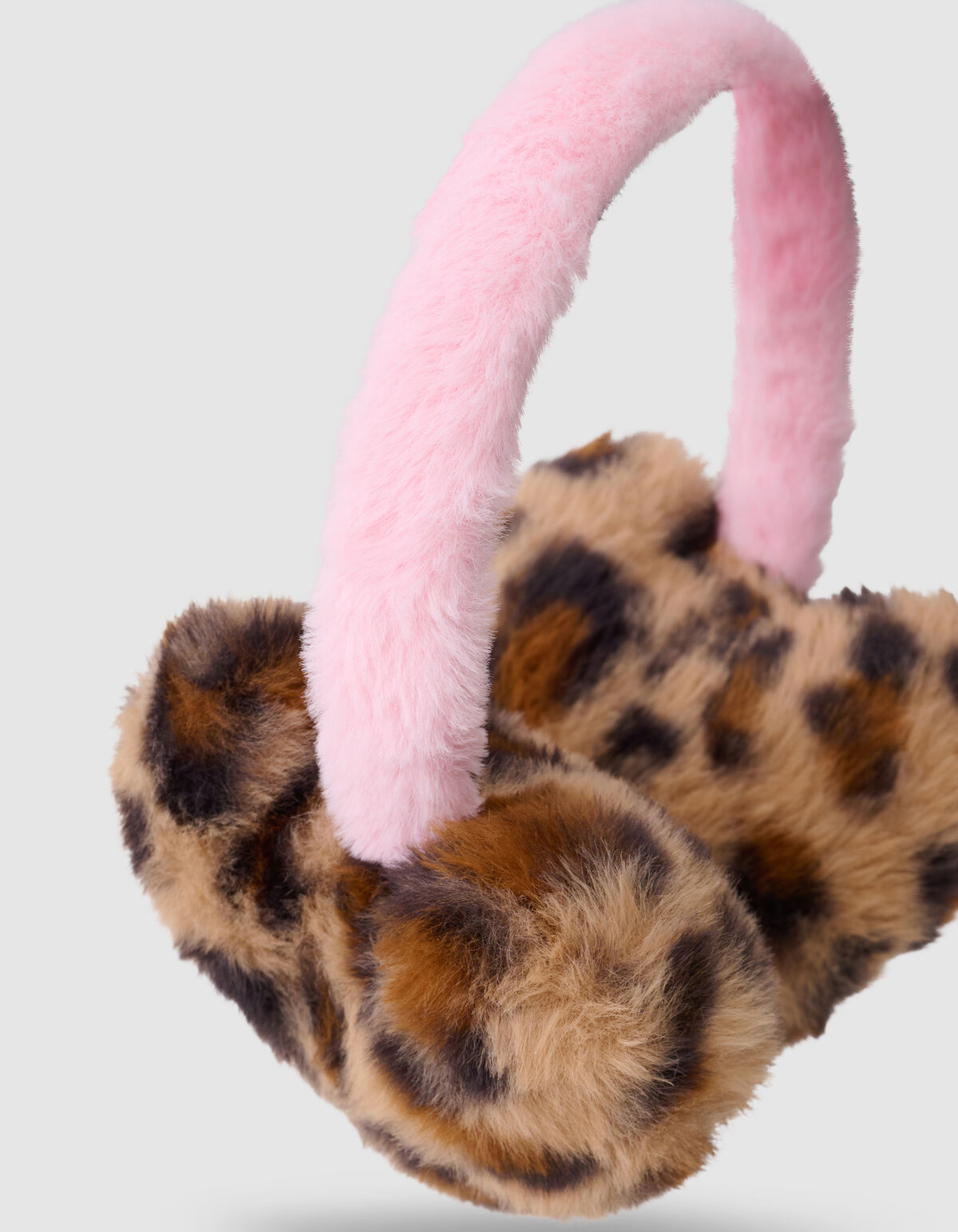 Leopardenherz-Ohrenw&auml;rmer Braun SHOEBY ACCESSOIRES