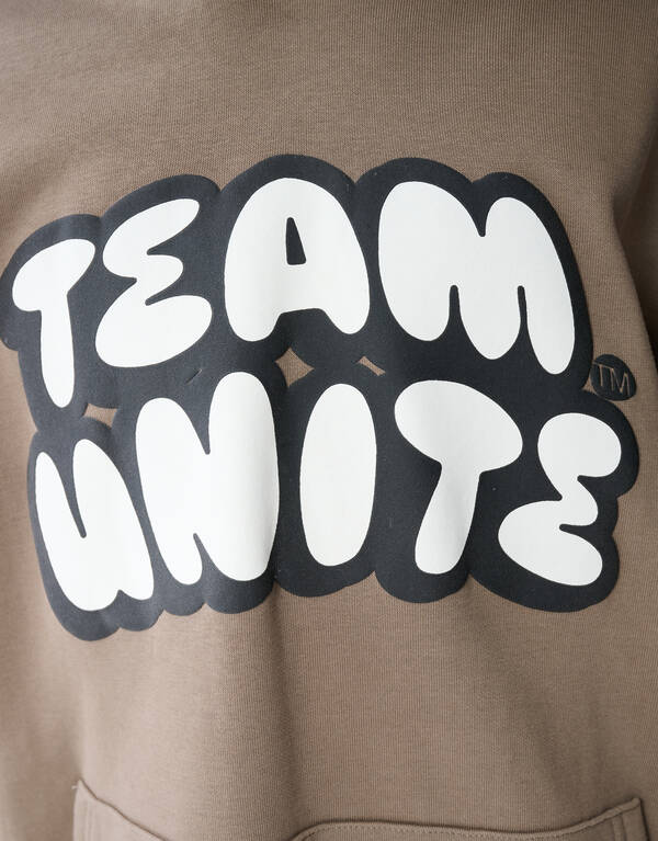 Team Unite Artwork Hoodie Khaki SHOEBY BOYS