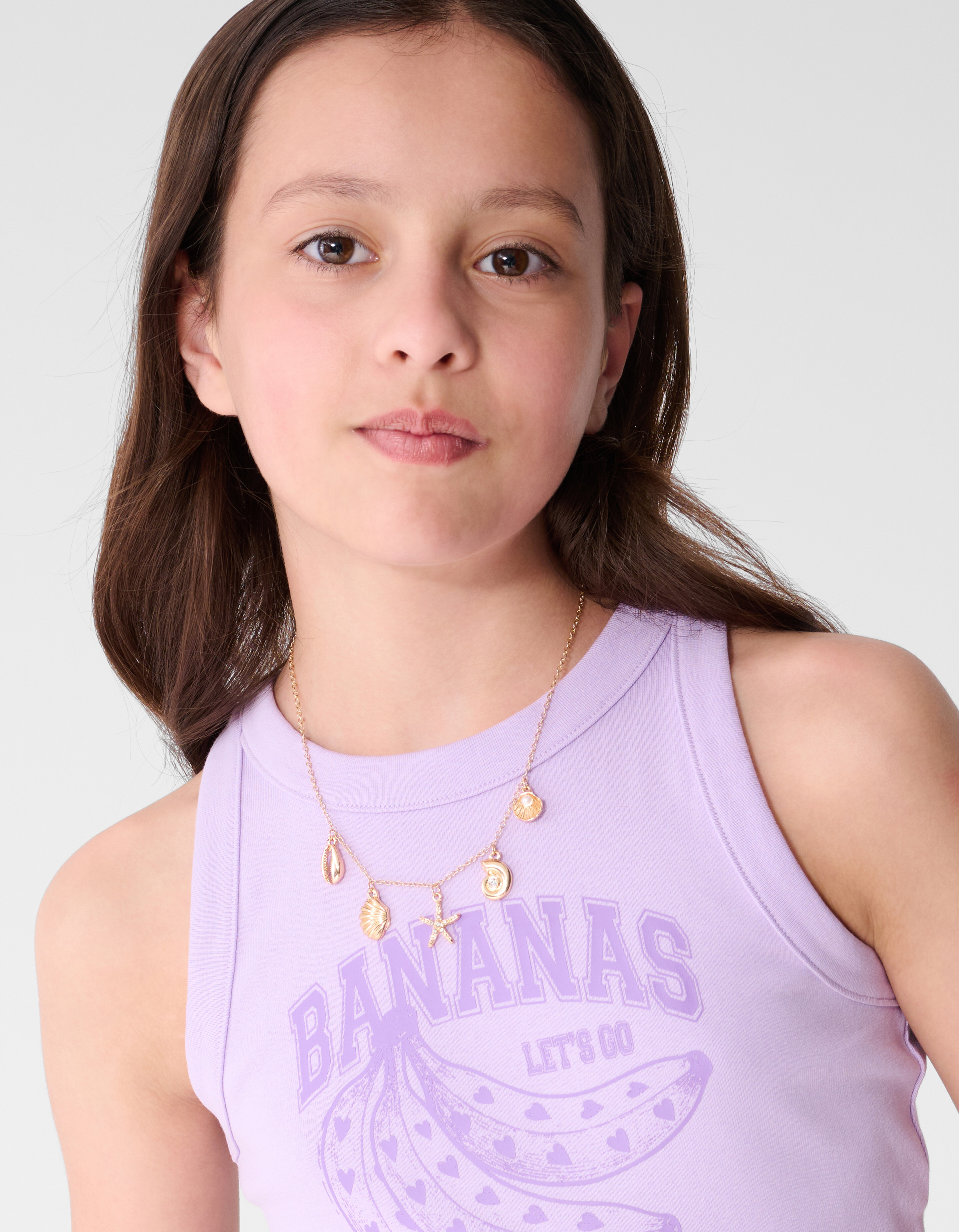 Bananen Top Hellviolett SHOEBY GIRLS