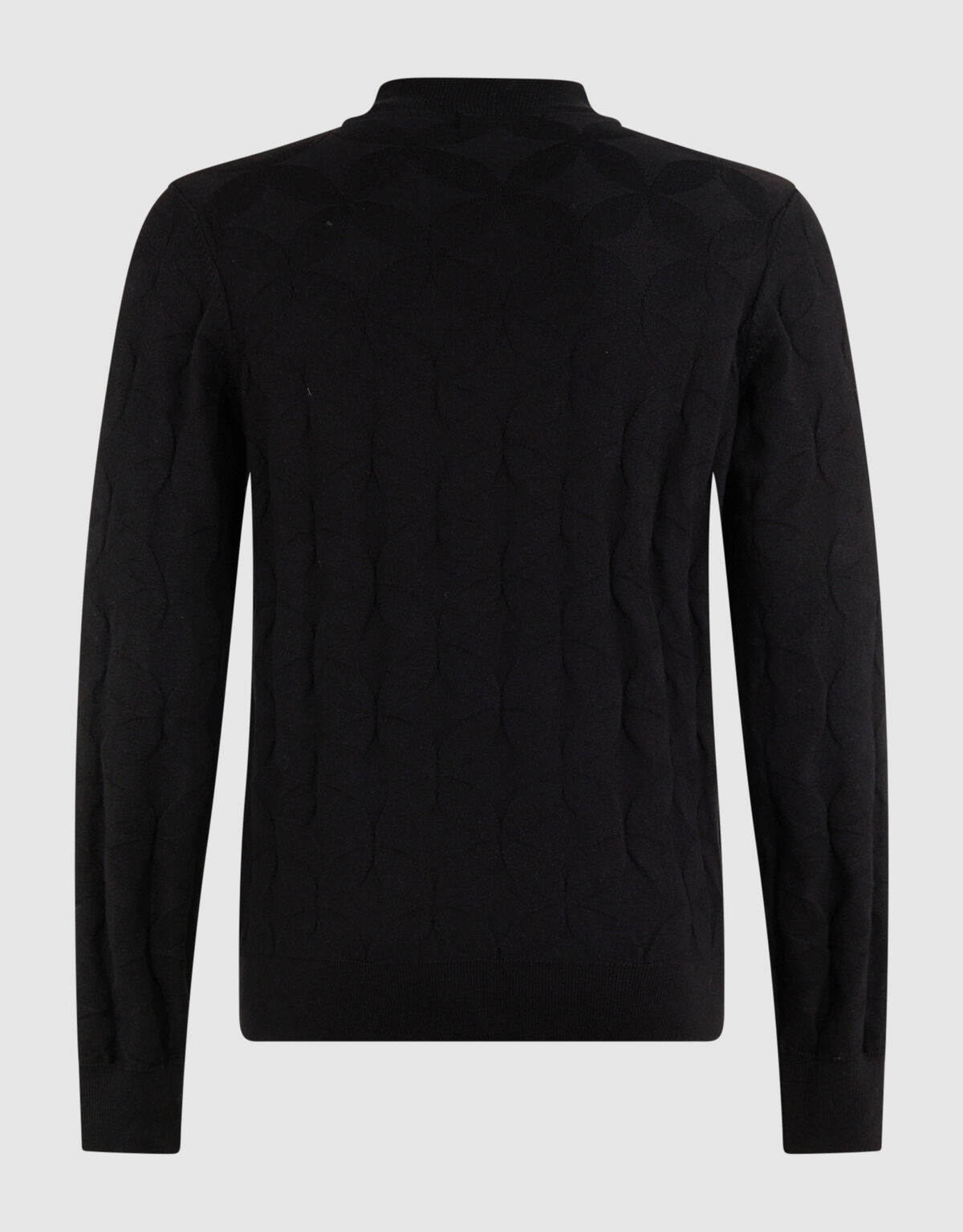 Schwarzer Glitzer-Strickpullover SHOEBY MEN