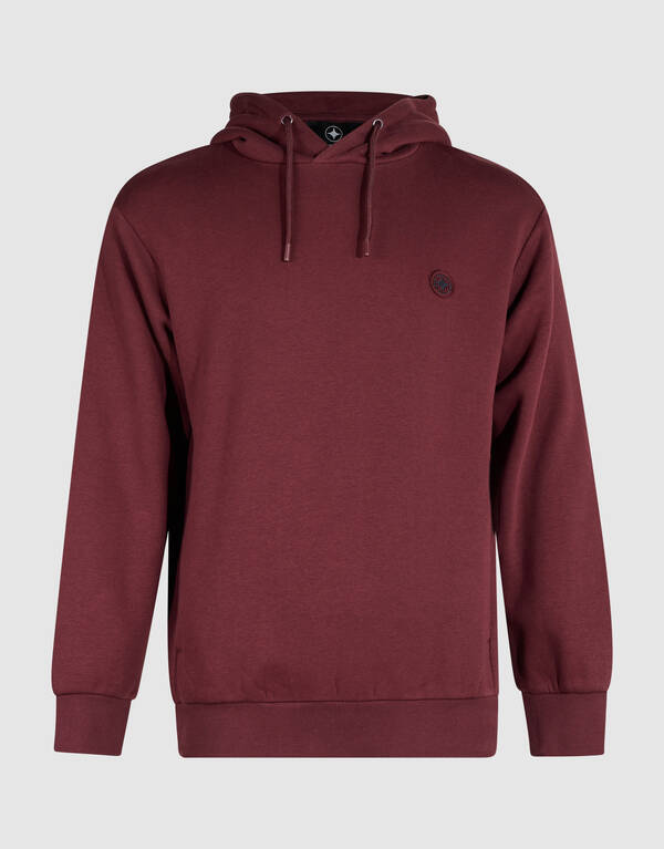 Embroidery Hoodie Dunkelrot SHOEBY MEN