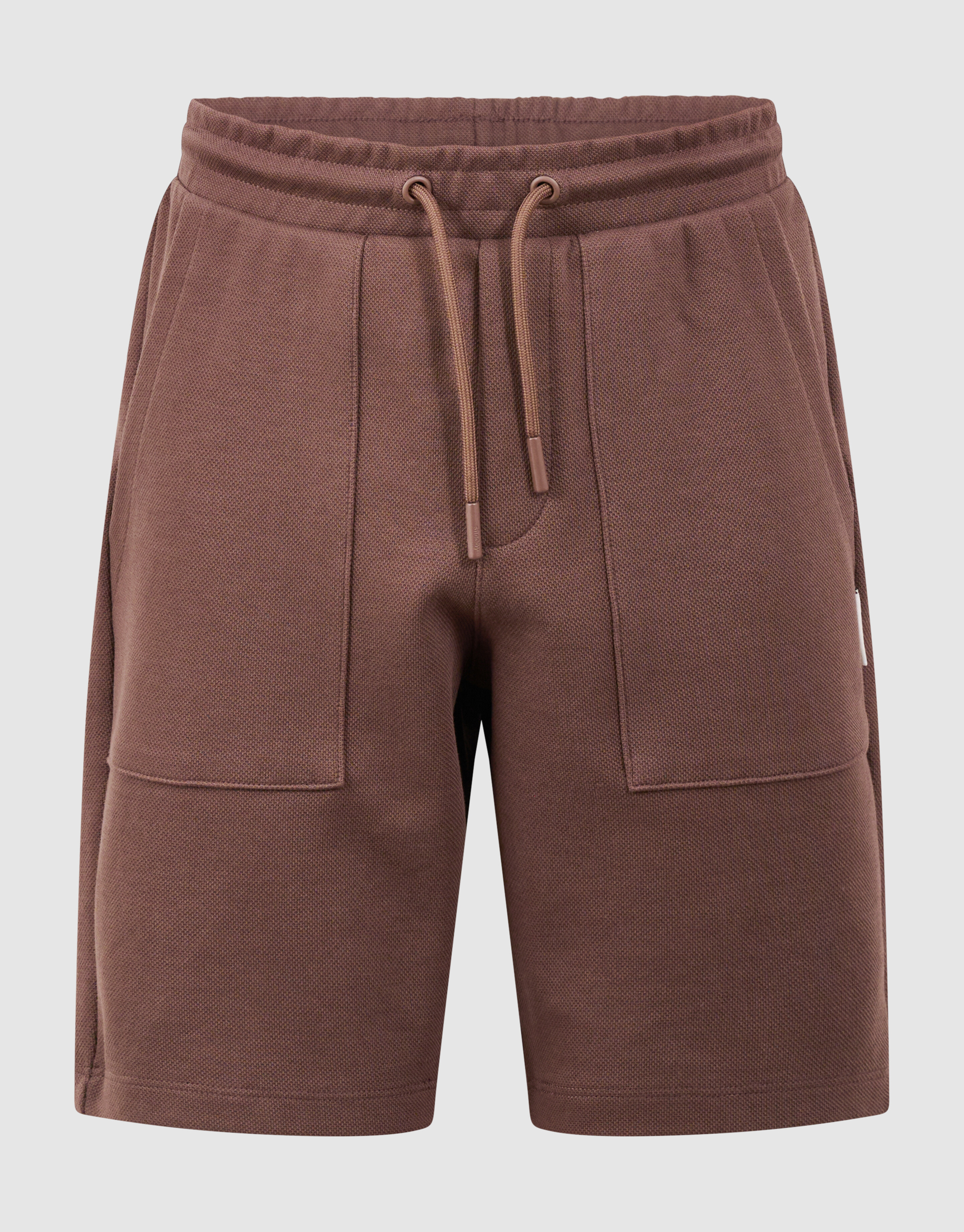 Piqu&eacute;-Short Dunkelbraun SHOEBY BOYS
