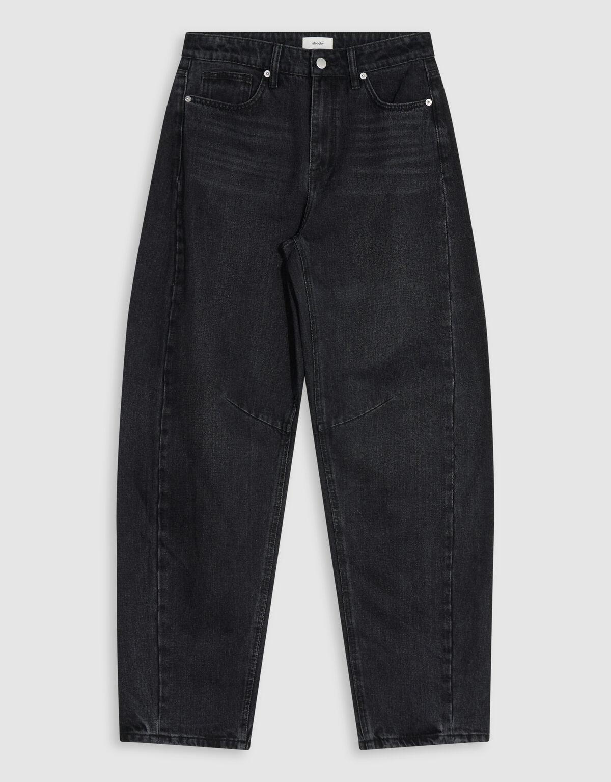 Barrel Jeans Washed Schwarz SHOEBY WOMEN